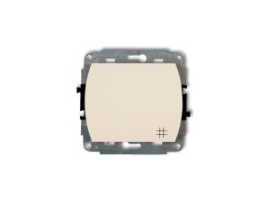 TREND Łącznik krzyżowy podświetlany beżowy 1WP-6L