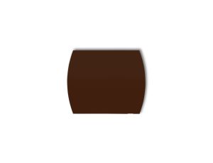 Zaślepka do ramki serii TREND i LOGO brązowy 4ZA