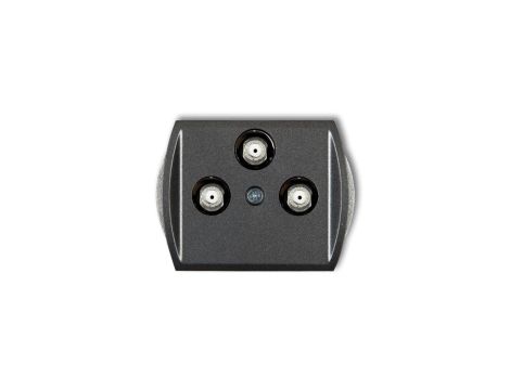 TREND Gniazdo multimedialne 3F DATA (Vectra) grafitowy 11GMV