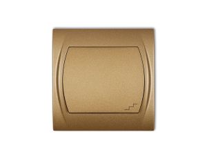 LOGO Łącznik schodowy złoty metalik 8LWP-3