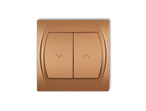 LOGO Łącznik żaluzjowy złoty metalik 8LWP-8