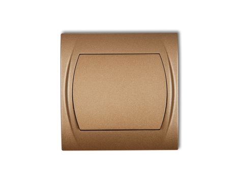 LOGO Łącznik jednobiegunowy podświetlany złoty metalik 8LWP-1L