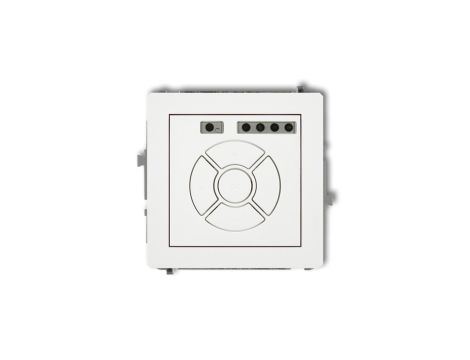 DECO Sterownik roletowy elektroniczny (sterowanie lokalne i pilotem) biały DSR-2