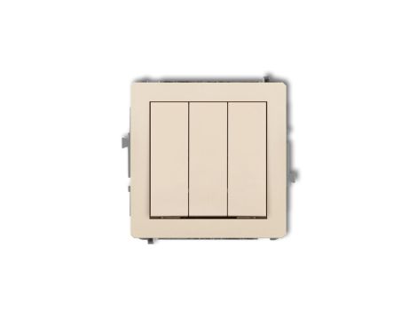 DECO Łącznik potrójny beżowy 1DWP-7