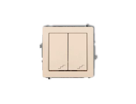 DECO Łącznik podwójny schodowy beżowy 1DWP-33