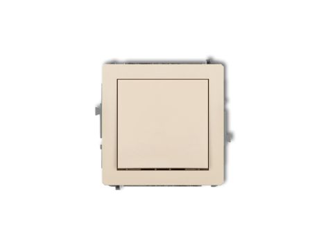 DECO Przycisk jednobiegunowy beżowy 1DWP-4.1