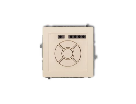 DECO Sterownik roletowy elektroniczny (sterowanie lokalne i pilotem, sterowanie strefą i podstrefą) beżowy 1DSR-4