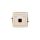 DECO Gniazdo głośnikowe pojedyncze beżowy 1DGG-1
