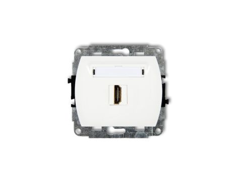 TREND Gniazdo pojedyncze HDMI biały HDMI-1