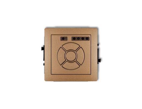 DECO Sterownik roletowy elektroniczny (przycisk strefowy) złoty metalik 8DSR-5