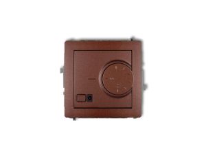 DECO Regulator temperatury elektroniczny z czujnikiem podpodłogowym brązowy metalik 9DRT-1