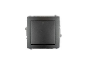 DECO Łącznik dwubiegunowy grafitowy 11DWP-9