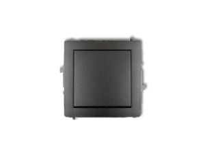 DECO Przycisk jednobiegunowy grafitowy 11DWP-4.1