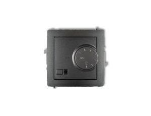 DECO Regulator temperatury elektroniczny z czujnikiem podpodłogowym grafitowy 11DRT-1