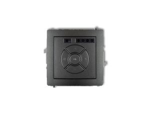 DECO Sterownik roletowy elektroniczny (sterowanie lokalne i pilotem) grafitowy 11DSR-2