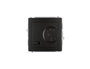 DECO Regulator temperatury elektroniczny z czujnikiem powietrznym czarny mat 12DRT-2