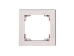 DECO Ramka pojedyncza DECO Pastel Matt pudrowy róż 40DR-1