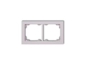 DECO Ramka podwójna DECO Pastel Matt liliowy 41DR-2