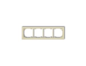 DECO Ramka poczwórna DECO Pastel Matt orzech ziemny 44DR-4