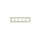 DECO Ramka pięciokrotna DECO Pastel Matt orzech ziemny 44DR-5