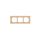 DECO Ramka potrójna DECO Pastel Matt brzoskwiniowy 45DR-3