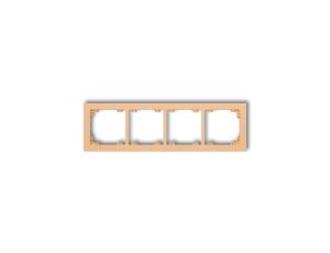 DECO Ramka poczwórna DECO Pastel Matt brzoskwiniowy 45DR-4