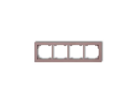 DECO Ramka poczwórna DECO Pastel Matt lawendowy 42DR-4