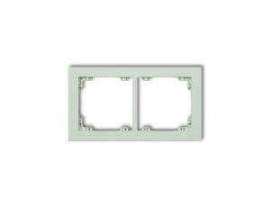 DECO Ramka podwójna DECO Pastel Matt miętowy 46DR-2