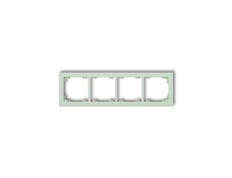 DECO Ramka poczwórna DECO Pastel Matt miętowy 46DR-4