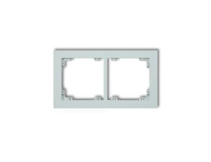DECO Ramka podwójna DECO Pastel Matt lodowy błękit 47DR-2