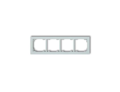 DECO Ramka poczwórna DECO Pastel Matt lodowy błękit 47DR-4