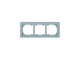 DECO Ramka potrójna DECO Pastel Matt lazurowy 48DR-3