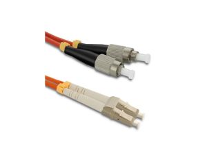 Qoltec Patchcord światłowodowy LC/UPC - FC/UPC Multimode 50/125 OM2 Duplex 2m