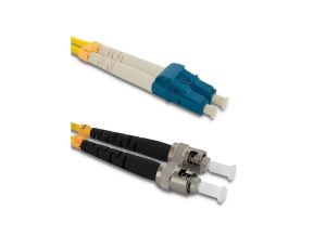 Qoltec Patchcord światłowodowy LC/UPC - ST/UPC Singlemode 9/125 G652D Duplex 2m