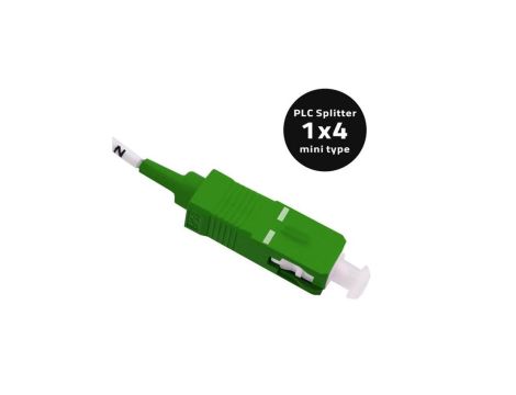Qoltec Splitter 1x4 SC/APC - SC/APC G.657A Singlemode 0.9 mm