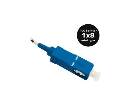 Qoltec Splitter 1x8 SC/PC - SC/PC G.657A Singlemode 0.9 mm