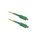 Qoltec Patchcord światłowodowy SC/APC - SC/APC Singlemode 9/125 G652D Simplex 1m