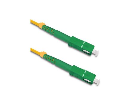 Qoltec Patchcord światłowodowy SC/APC - SC/APC Singlemode 9/125 G652D Simplex 15m