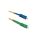 Qoltec Patchcord światłowodowy SC/APC - SC/UPC Singlemode 9/125 G652D Simplex 2m