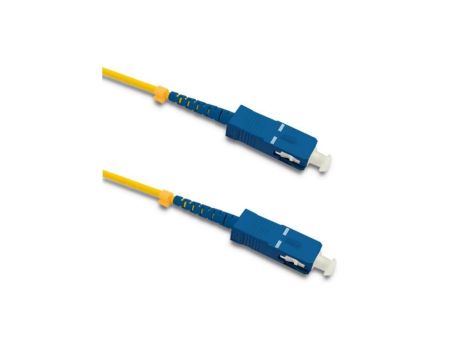 Qoltec Patchcord światłowodowy SC/UPC - SC/UPC Singlemode 9/125 G652D Simplex 0.5m