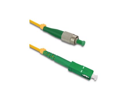 Qoltec Patchcord światłowodowy FC/APC - SC/APC Singlemode 9/125 G652D Simplex 15m