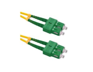 Qoltec Patchcord światłowodowy SC/APC - SC/APC Singlemode 9/125 G652D Duplex 1.5m