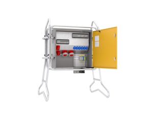 Rozdzielnica budowlana elBOX-XL Z125-021106 IP44 w ramie zaciski 5x95 mm, gn.6xGK 230V 16A, 1xCEE 16A,1xCEE 32A,2xCEE 63A,3xRCC