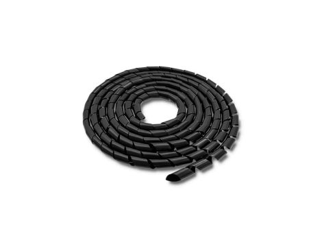 Qoltec Organizer do kabli 6mm 10m Czarny