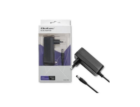 Qoltec Zasilacz wtyczkowy 48W 12V 4A 5.5*2.5