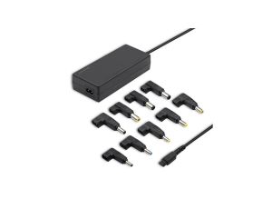 Qoltec Uniwersalny zasilacz do laptopa 90W Automatyczny MultiPlug 9 wtyczek +kabel zasilający