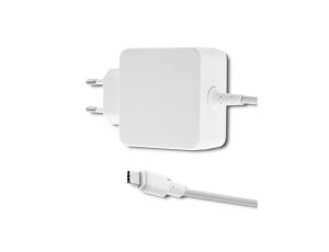 Qoltec Zasilacz sieciowy 45W 5-20V 2-3A USB typ C PD Biała