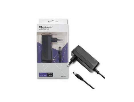 Qoltec Zasilacz wtyczkowy 48W 12V 4A 5.5*2.1