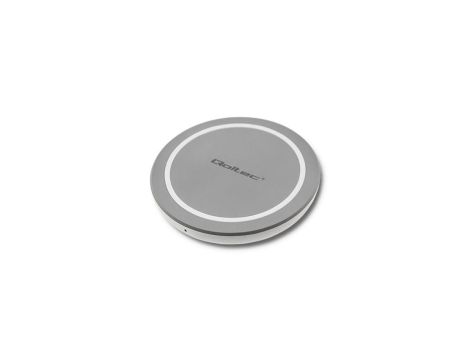 Qoltec Bezprzewodowa ładowarka indukcyjna RING Qualcomm QuickCharge 3.0 10W Szary