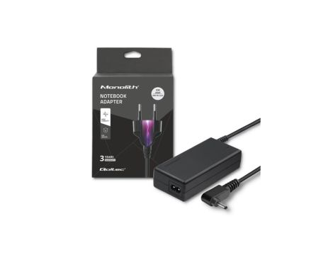 Qoltec Zasilacz laptopa do Asus 65W 19V 3.42A 4.0*1.35 +kabel zasilający